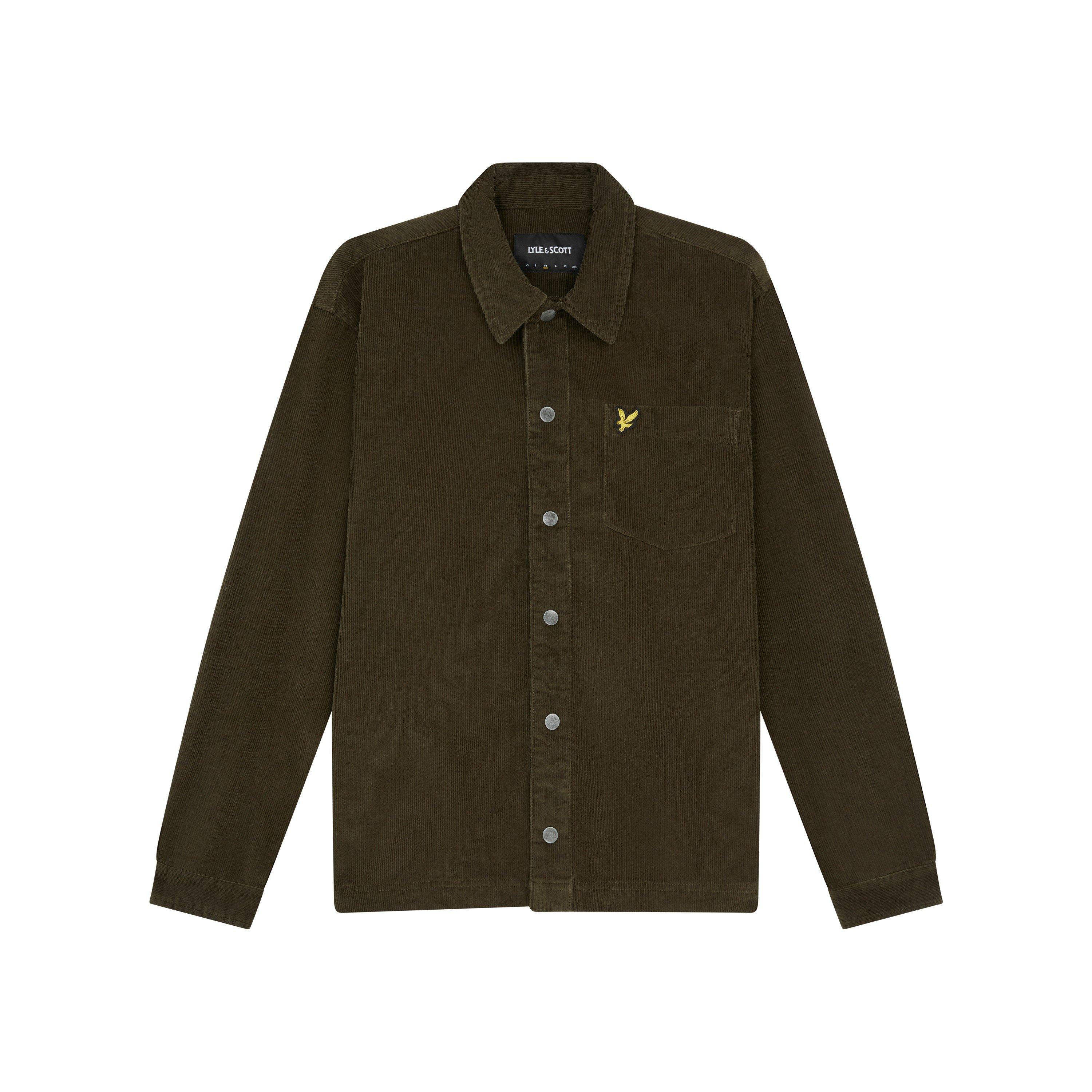 Lyle and Scott Cord Overshirt Sn34