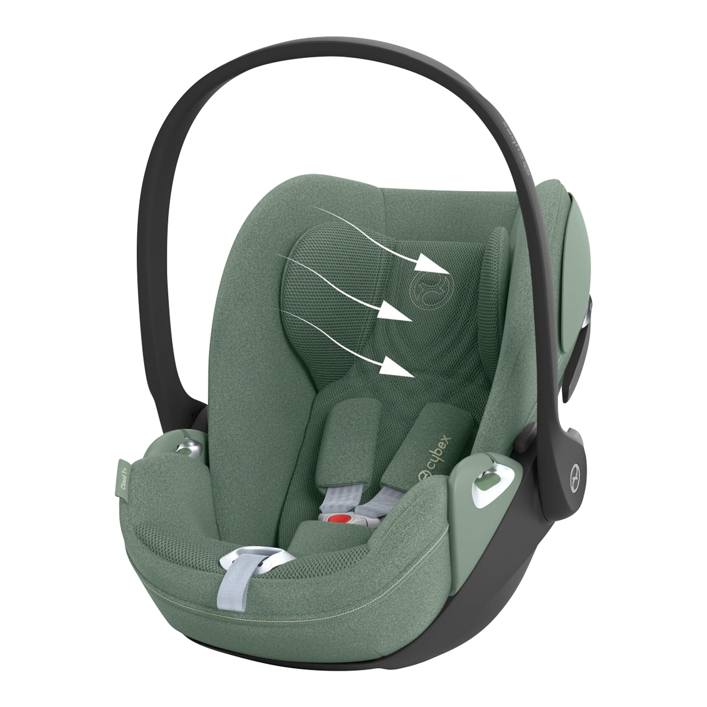 Cybex - PLATINUM Babyschale Cloud T i-Size PLUS leaf green