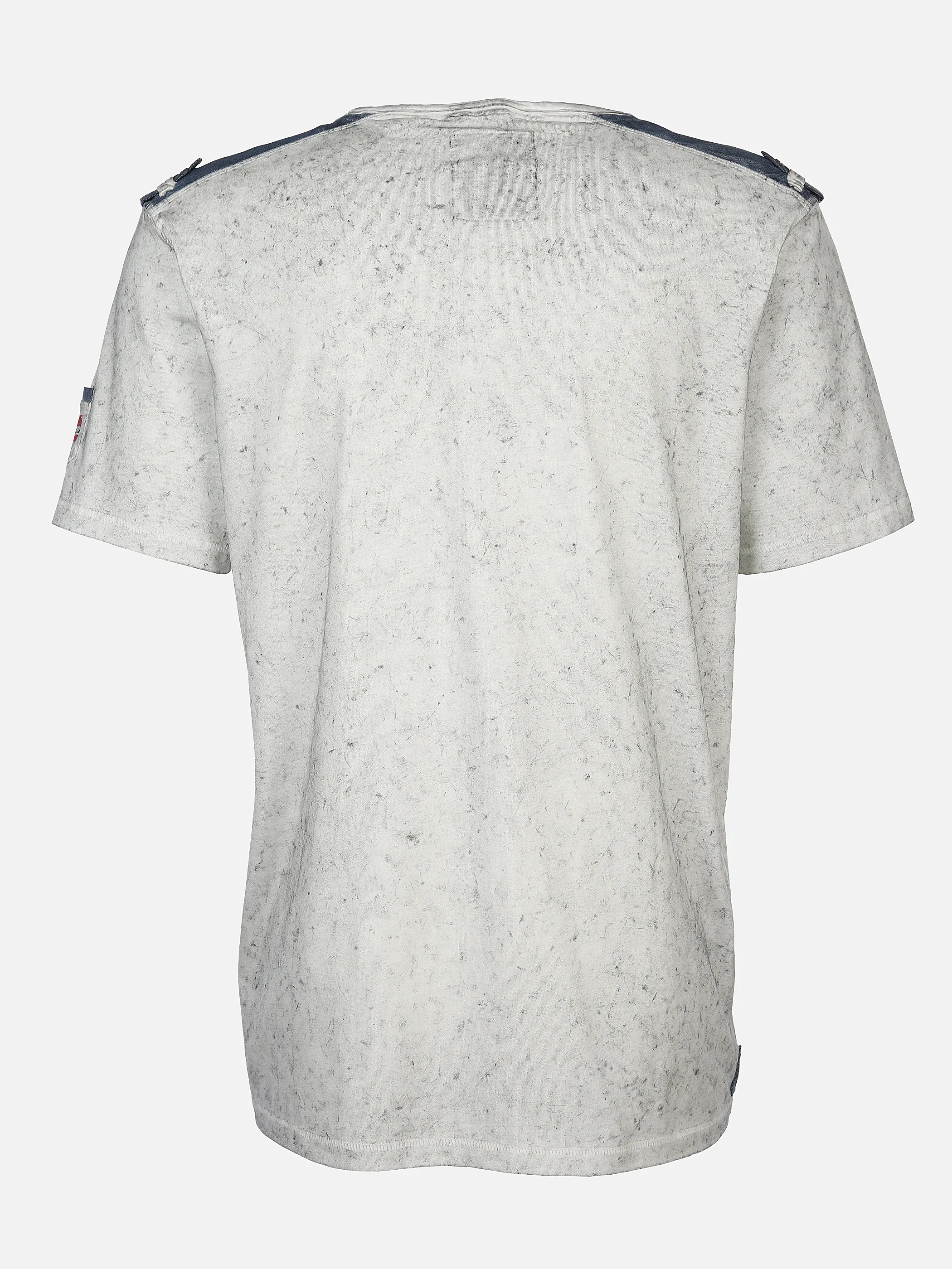 Herren Henleyshirt mit Frontprint