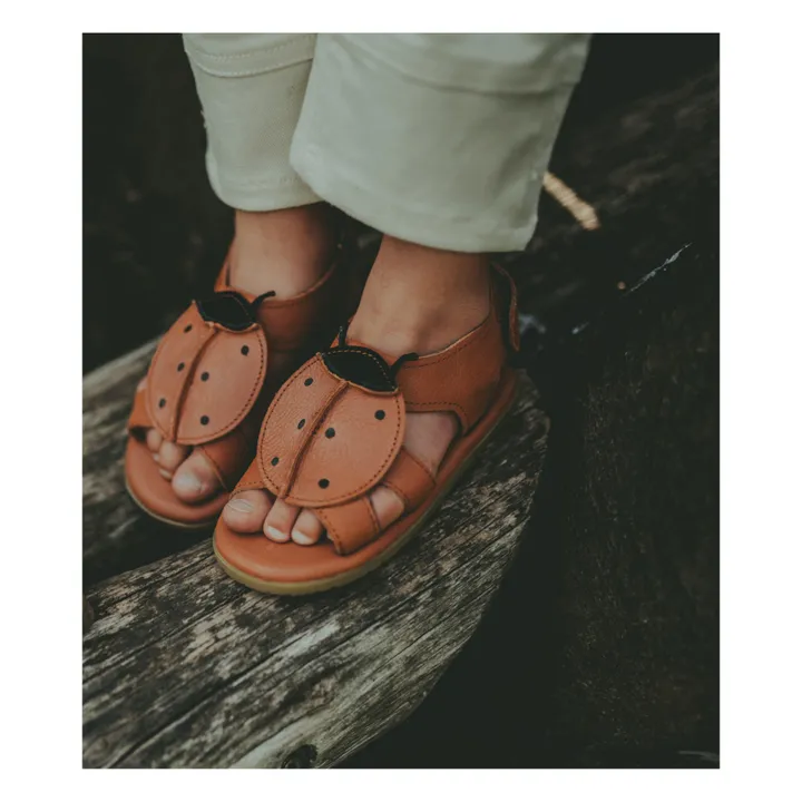 Donsje Sandales Iles Sky Coccinelle Cuir | Marron