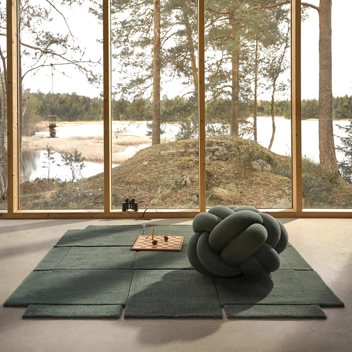 Design House Stockholm - Knot Kissen XL, grau