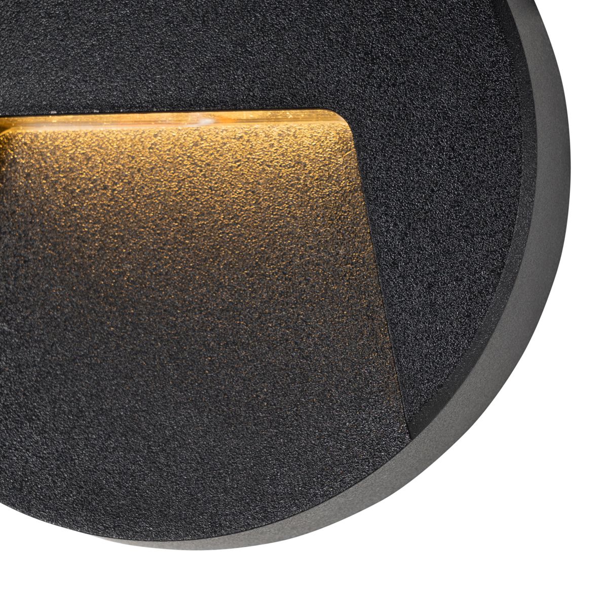 Set van 2 buiten wandlampen zwart rond incl. LED IP65 - Gem