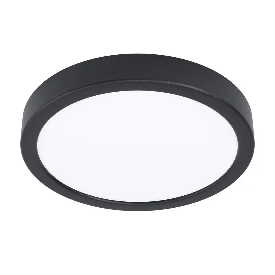 EGLO Fueva 5 Plafonnière - LED - 21 cm - Zwart