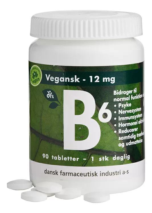 B6-vitamin, 12 mg - 90 tabl.