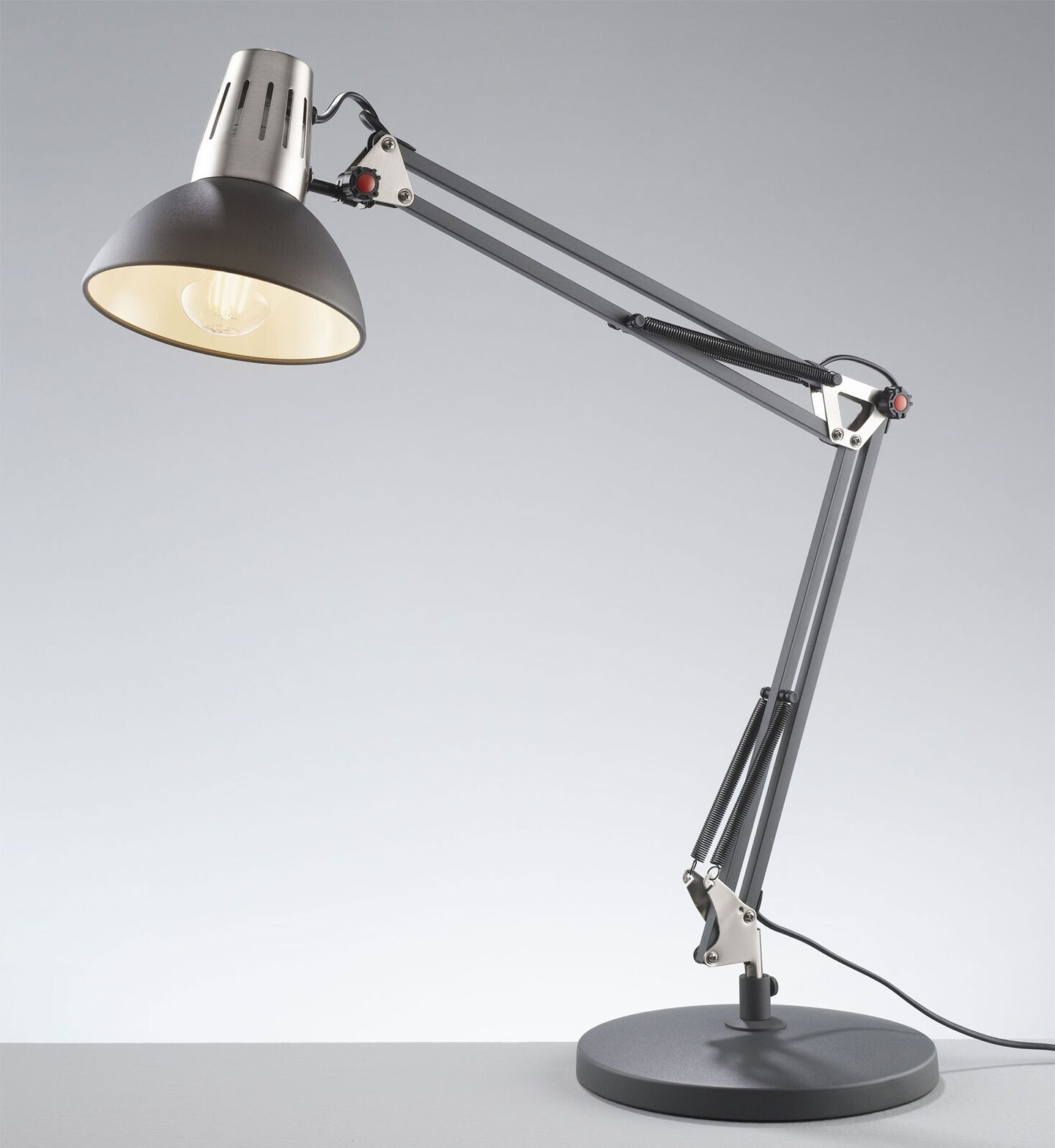 casaNOVA Retrofit Schreibtischlampe QUICK sand black