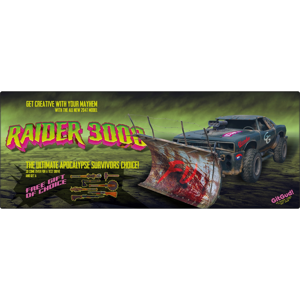 GitGud! Raider 3000 musematte