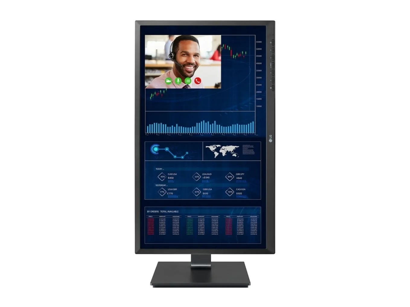 LG 24CQ650W-BP - Tynd klient - alt-i-én - 1 x Celeron N5105 / op til 2.9 GHz - RAM 8 GB - SSD 256 GB - Gigabit Ethernet - Win 10 IoT Enterprise - skærm: LED 23.8