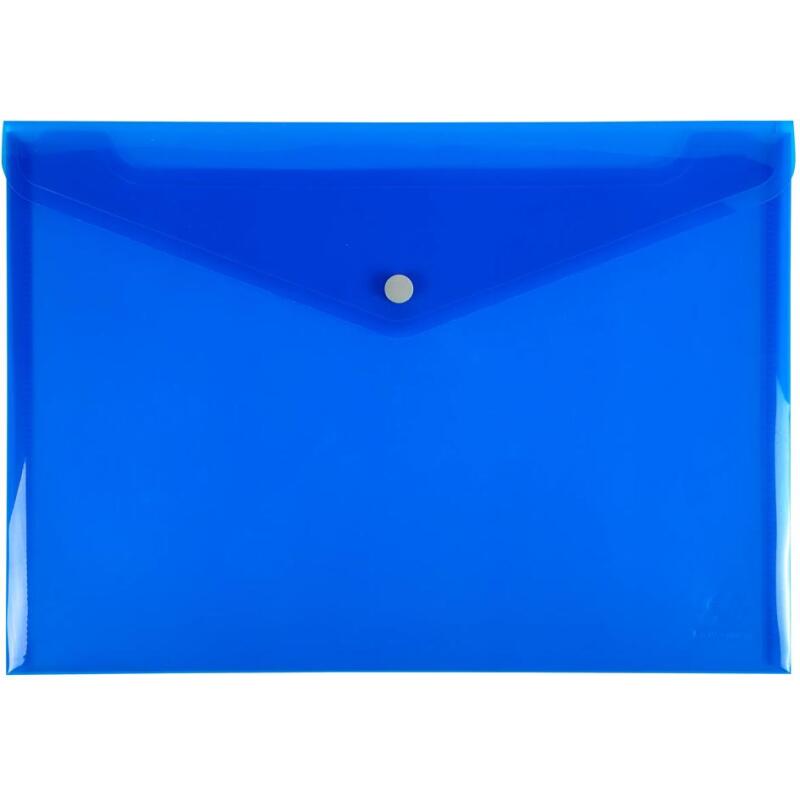 Pochette pression Iderama en polypropylène - Couleurs assorties