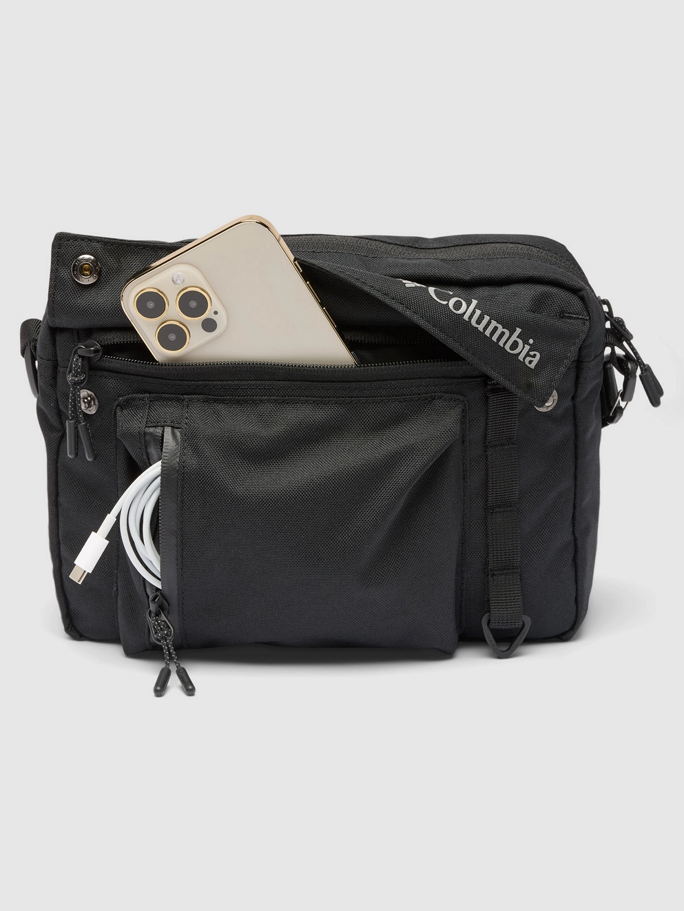Columbia Street Transit Side Bag black