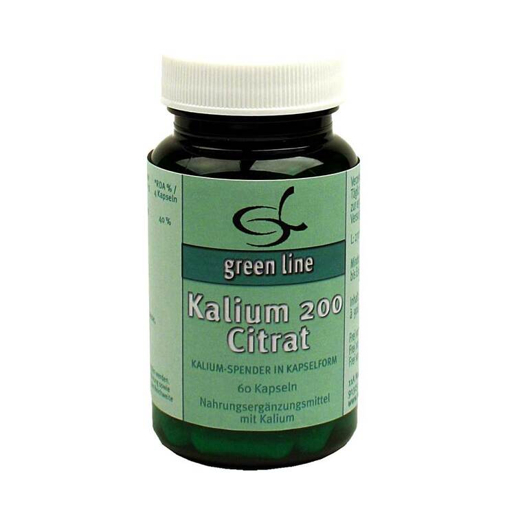 Kalium 200 Citrat Kapseln, 60 St