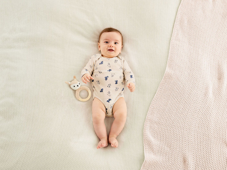 Body's voor babyjongens, set van 2, van bio-katoen