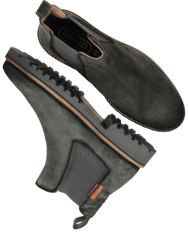 LOFF 1881 Chelseaboots Grijs Heren