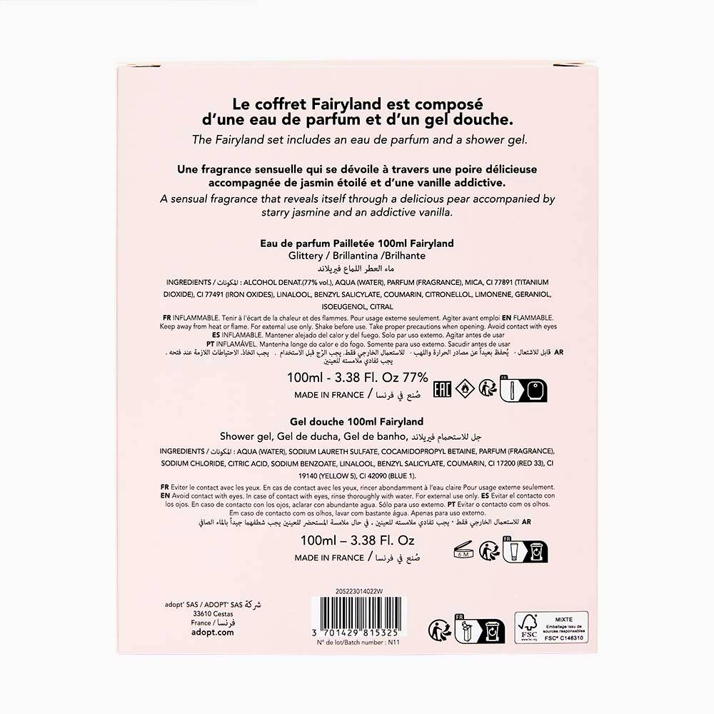 Fairy land - Coffret eau de parfum 100ml + gel douche