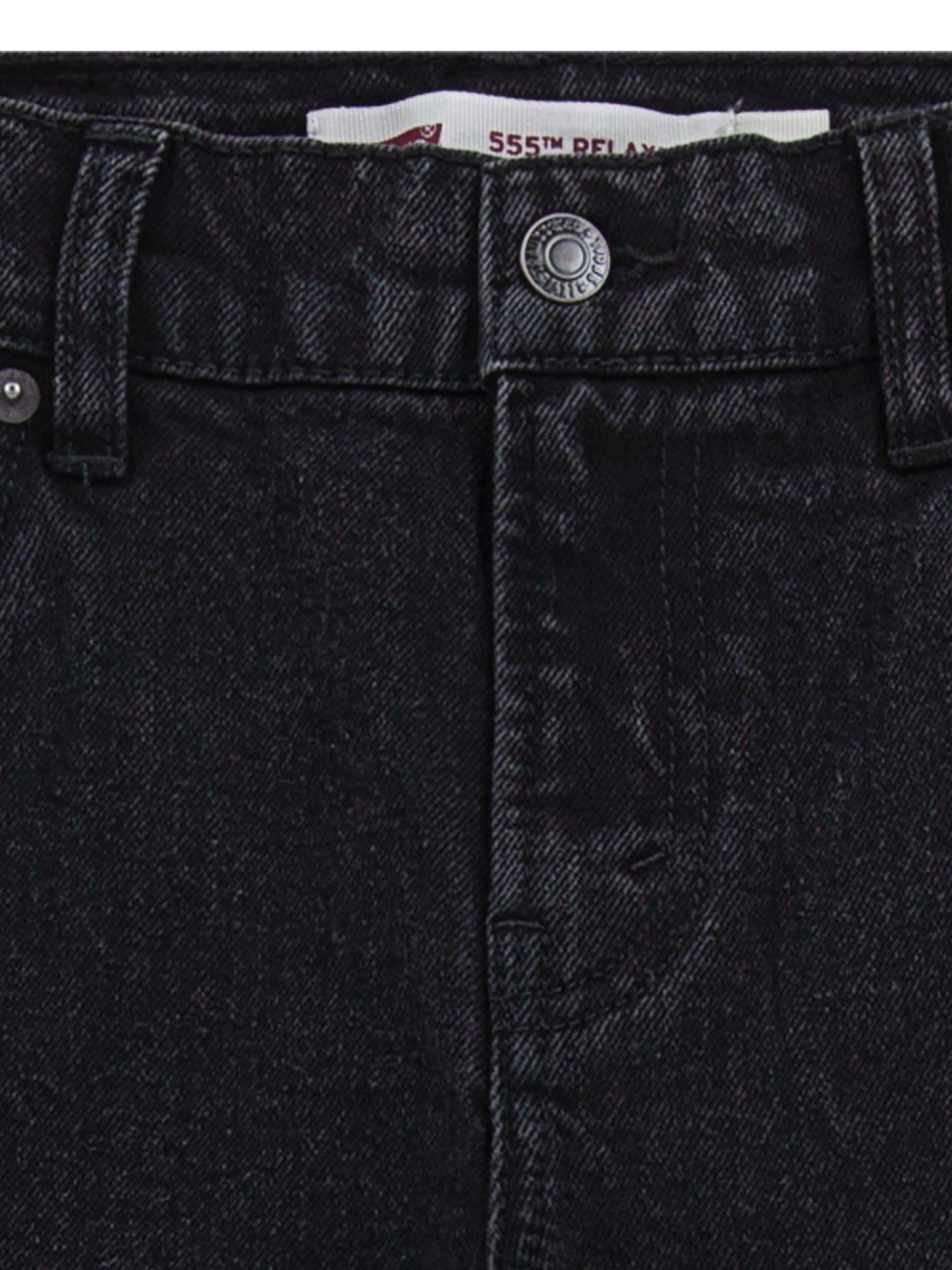 Zwart - Levi's® 555 Relaxed Straight Jeans
