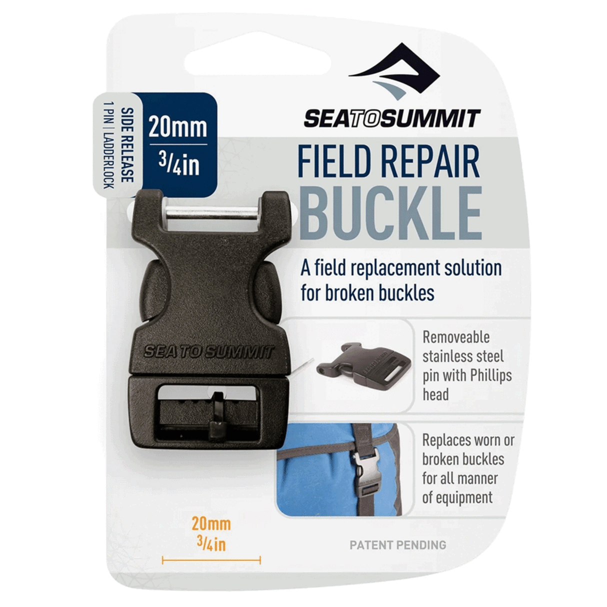 Sea to Summit<br>Buckle 20mm Side Release 2 Pin