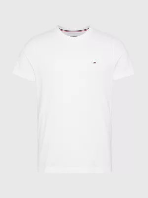 Camiseta de gola redonda com modelagem regular