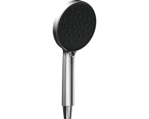 AVITAL TULOMA doucheset, chroom/zwarte rail, 80 cm douchestang