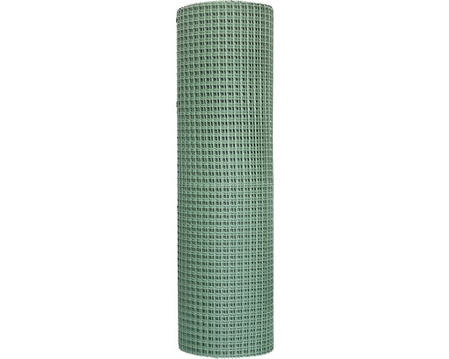 Vierkante geweven stof, maaswijdte 2 cm (per meter verkocht), 100 cm, groen