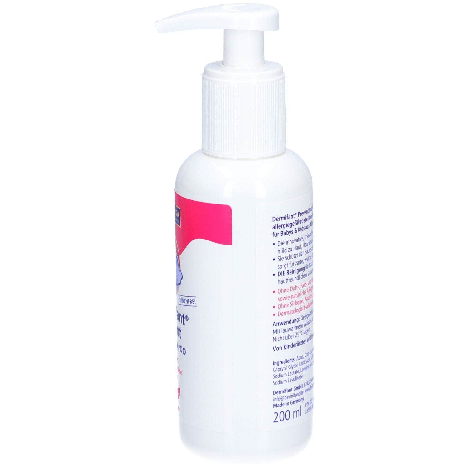 Dermifant® Prevent Bad & Shampoo - Reinigung für sensible, allergie-gefährdete Babyhaut, speziell entwickelt für Babys & Kids aus Allergiker-Familien