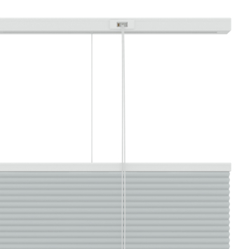 KARWEI dubbel plisségordijn lichtdoorlatend grijs (kleurnr. 6006) 200x220 cm (bxh)