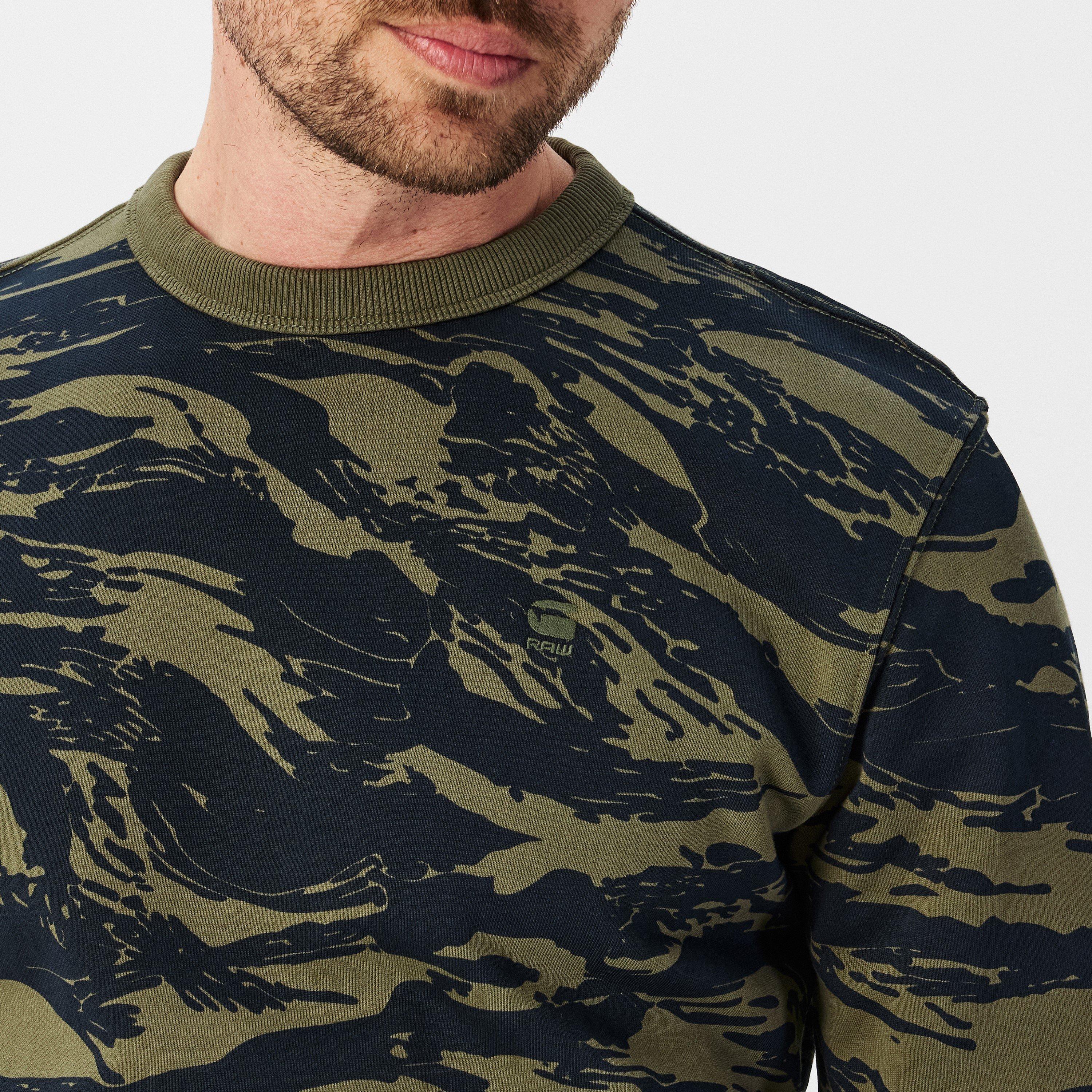G Star Tiger Camo Sweater