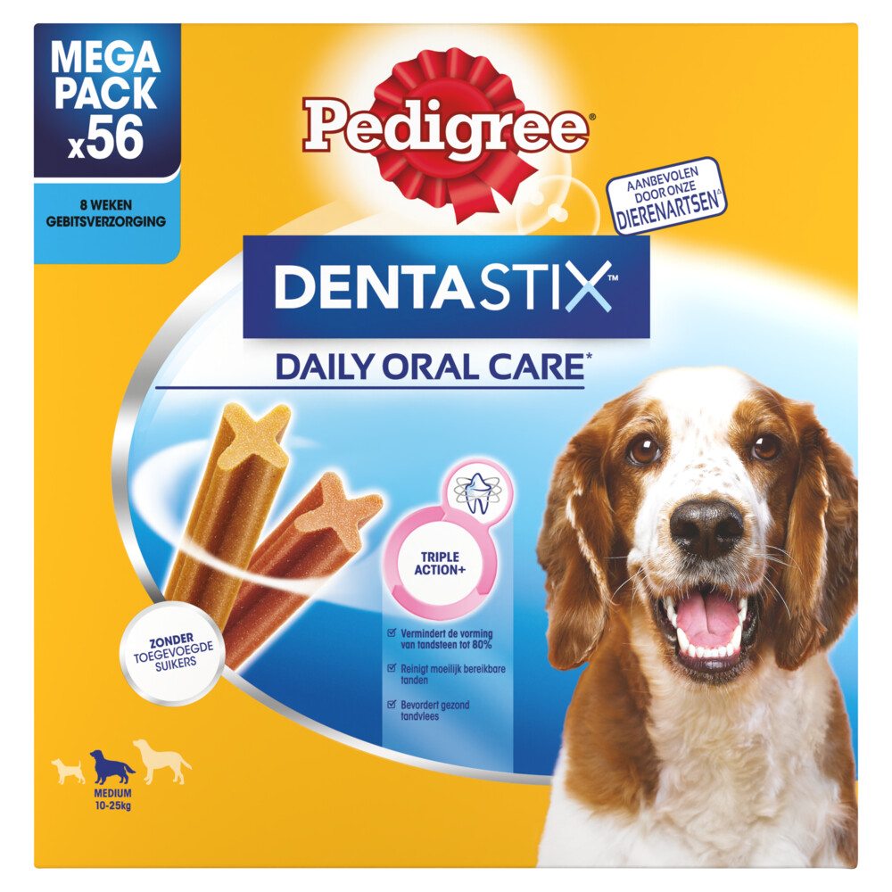 Pedigree Dentastix Hondensnacks Medium Multipack 56-pack1,44 kg