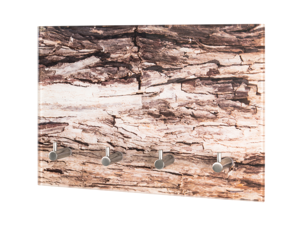Schlüsselboard 30 x 21 cm weiß/braun