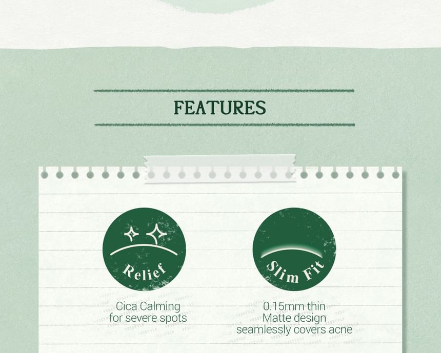SKINFOOD - Cica Clear Spot Patch