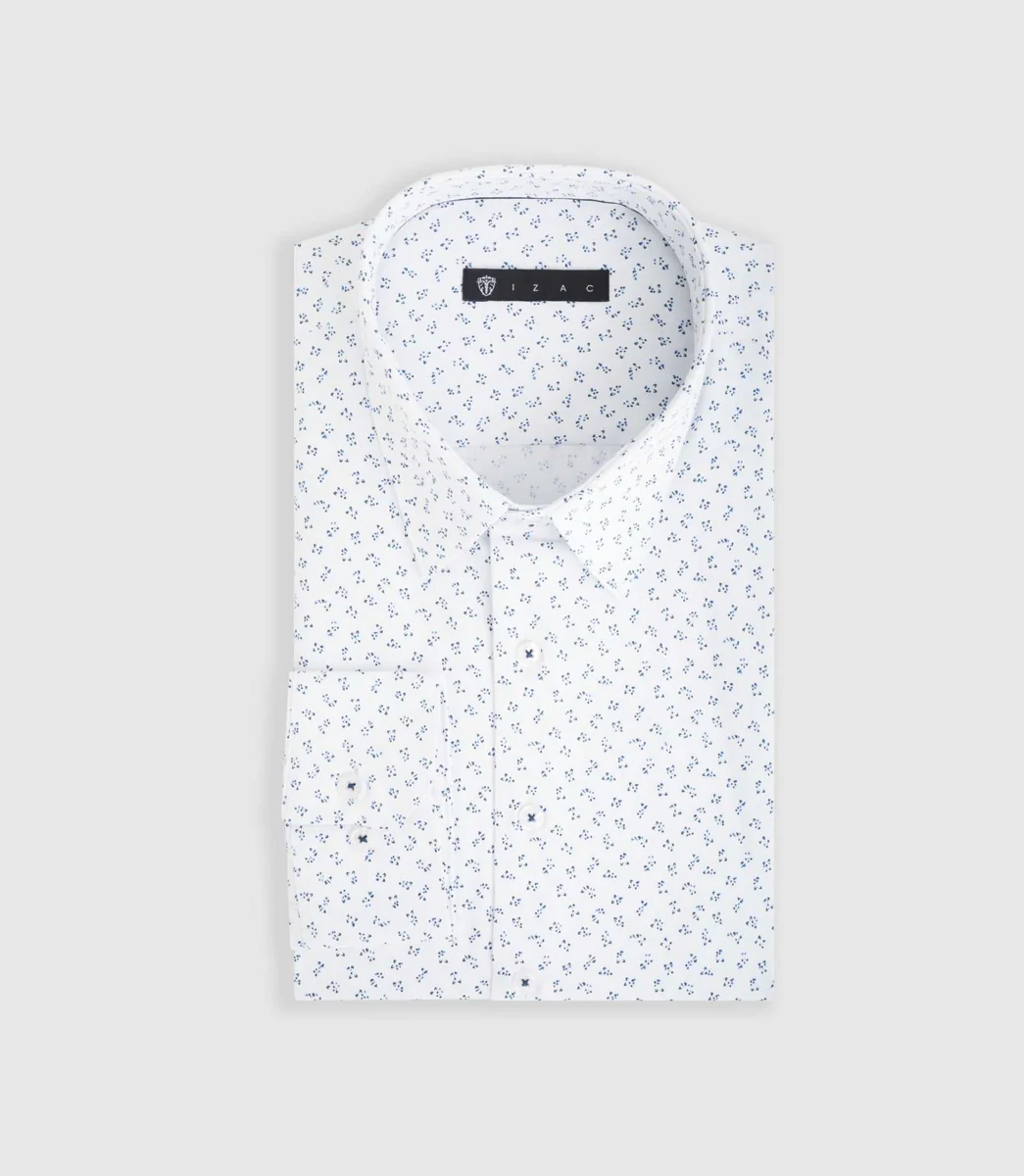 Chemise ville bleue 
