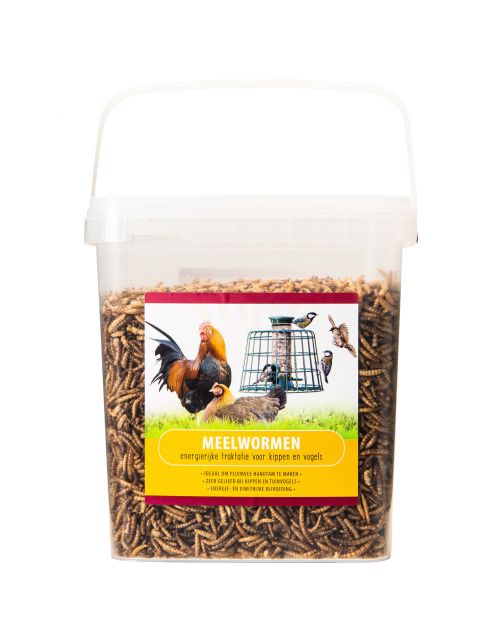 Voerwaarts Meelwormen - Kippenvoer - 900 g