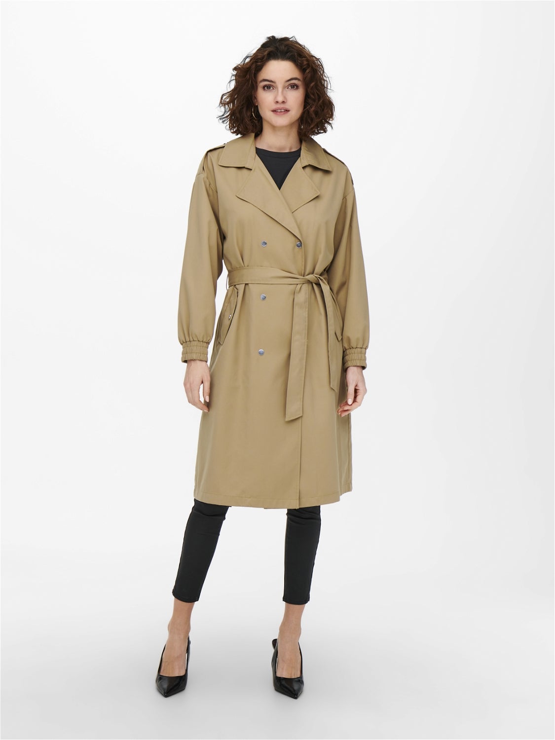 ONLSEPIA Trenchcoat Tigers Eye