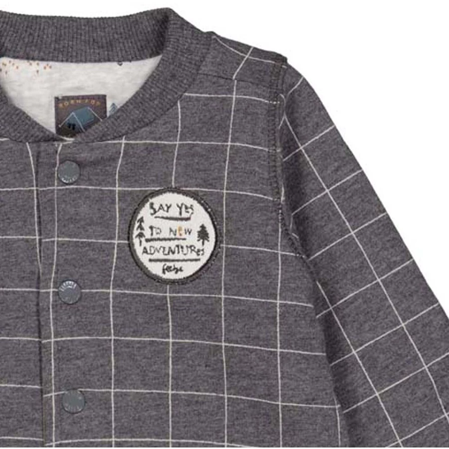 Feetje Wendejacke Griddly Bear Antraciet melange