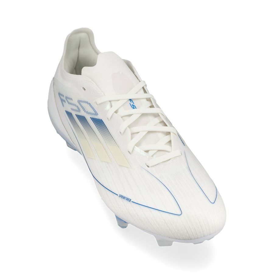 adidas F50 Pro FG Polar Victory - Blanc/Argenté/Bleu