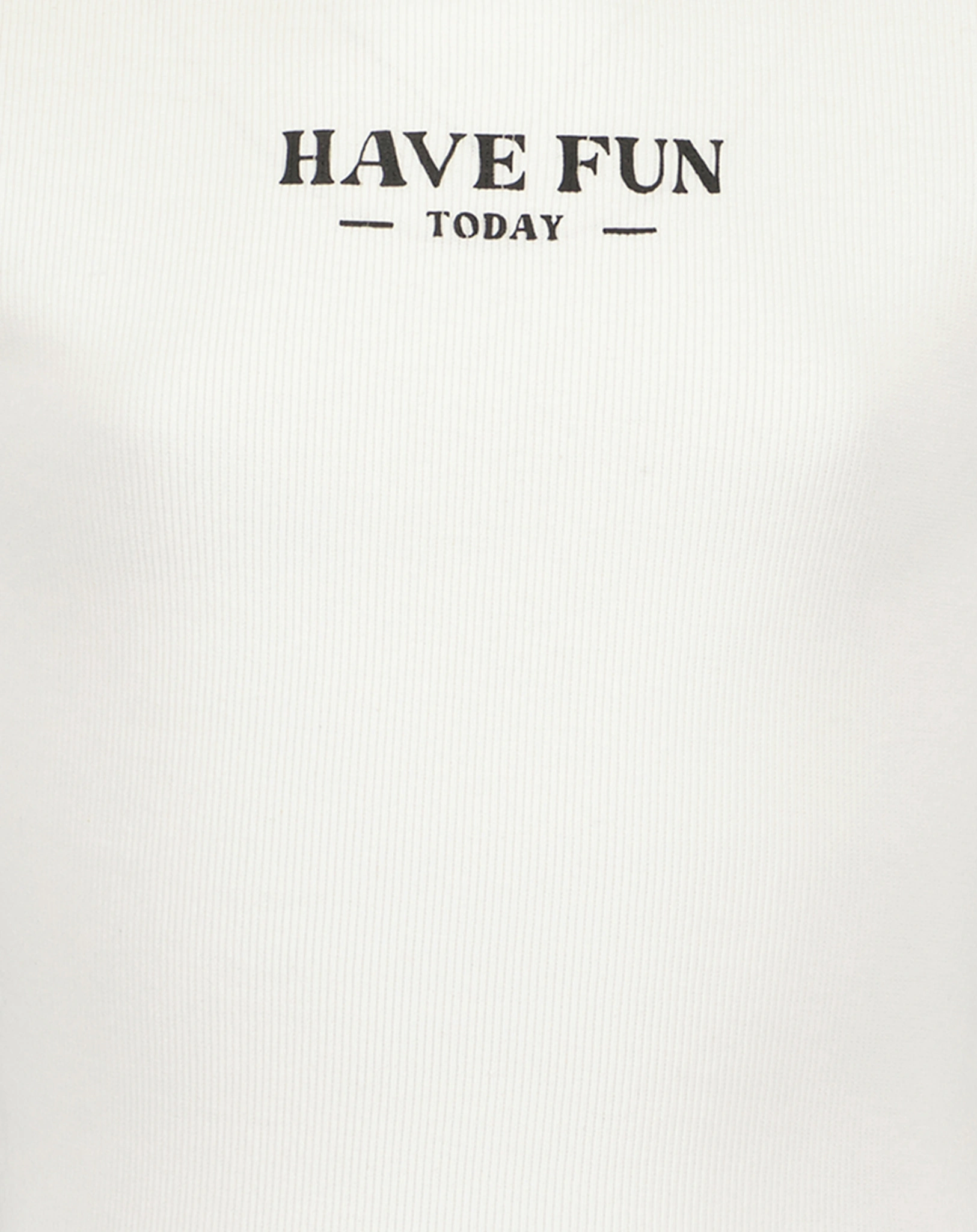 Langarmshirt HAVE FUN in offwhite