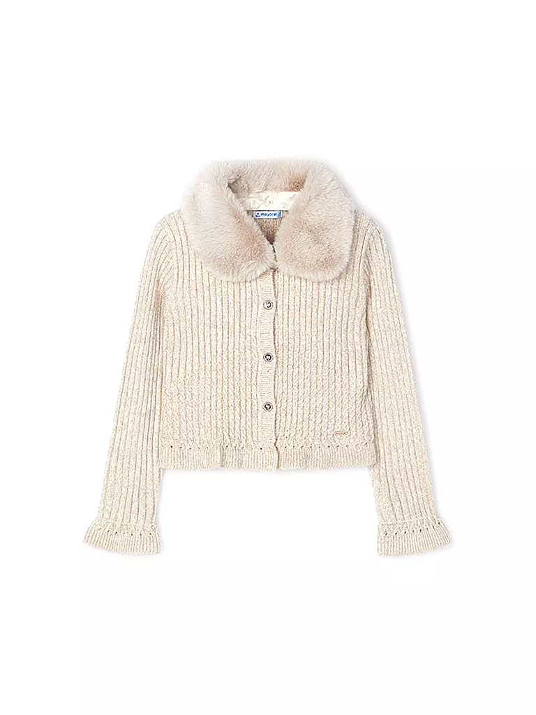 MAYORAL Mädchen Strickjacke gold