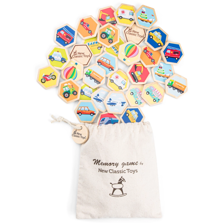 New Classic Toys Memory - Fahrzeuge