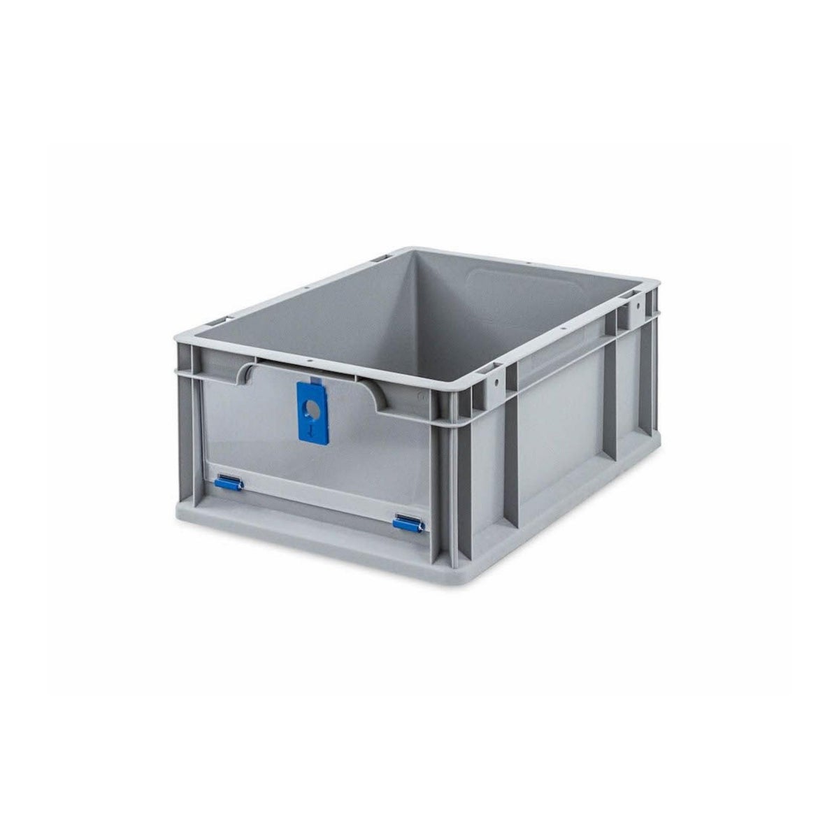 PROREGAL Eurobox NextGen Insight Deksel HxBxD 17 x 30 x 40 16 Liter Lage/Blauwe Euro Container Transportbox