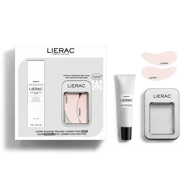 Kit para Correção de Rugas na Área dos Olhos Lierac DIOPTI - Corretor de Rugas Diopti + Máscaras para Olhos