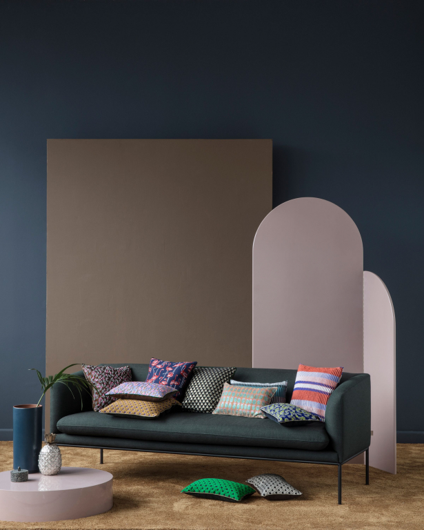 Ferm Living Turn Sofa bank Wool 2-zits hallingdal brown
