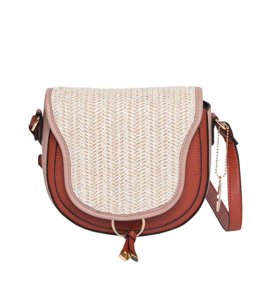 Sac bandoulière Rose Femme Manoukian Ibiza