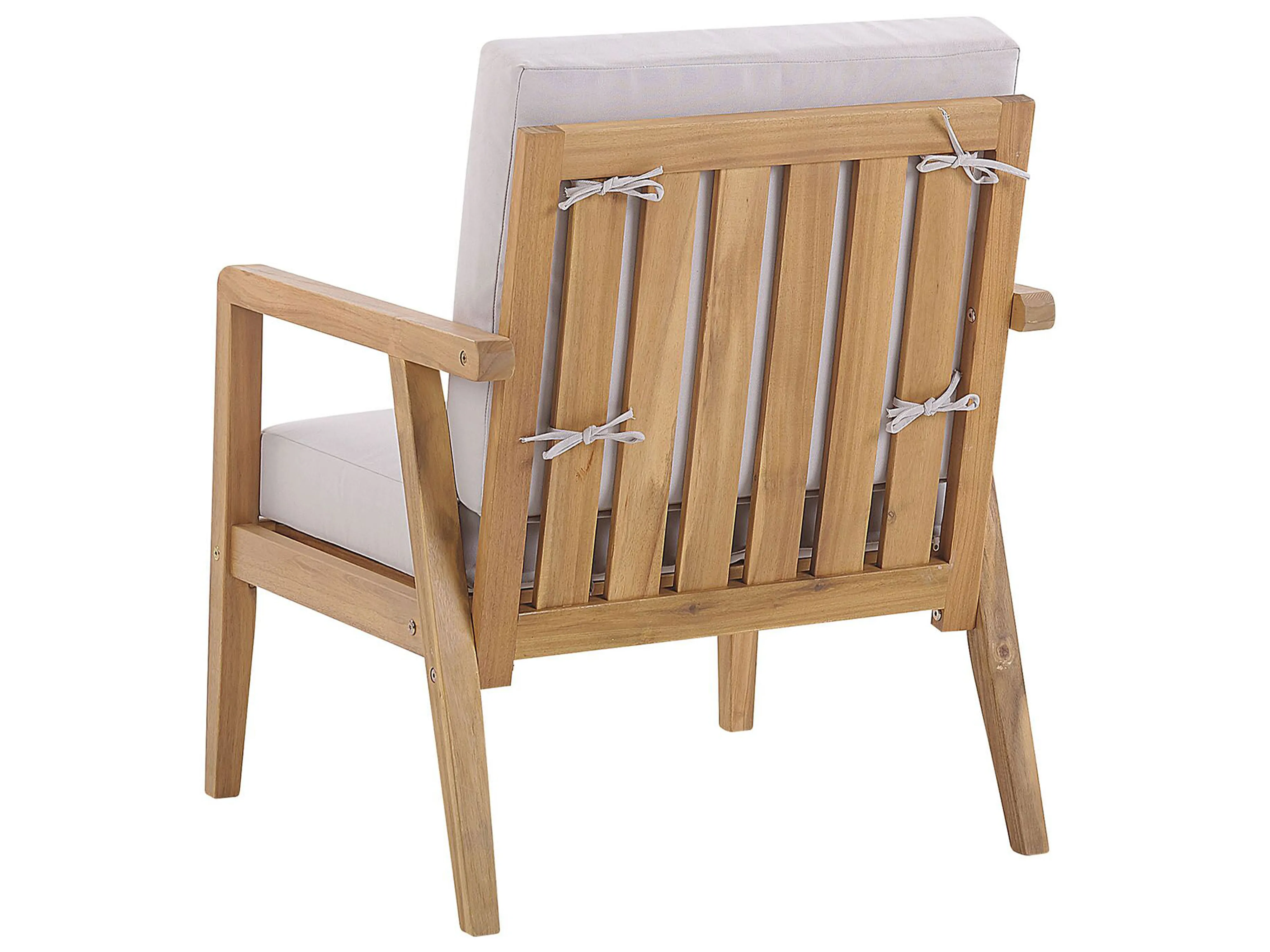 Loungeset met tafel 4-zits PALLANO Acaciahout Taupe