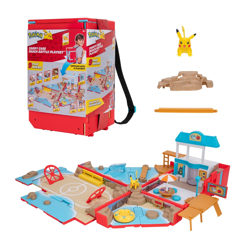 Pokemon - Carry Case Beach Playset
