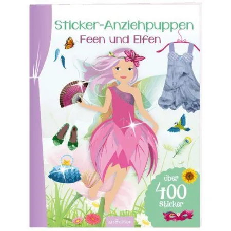 ars Edition Sticker-Anziehpuppen - Feen und Elfen