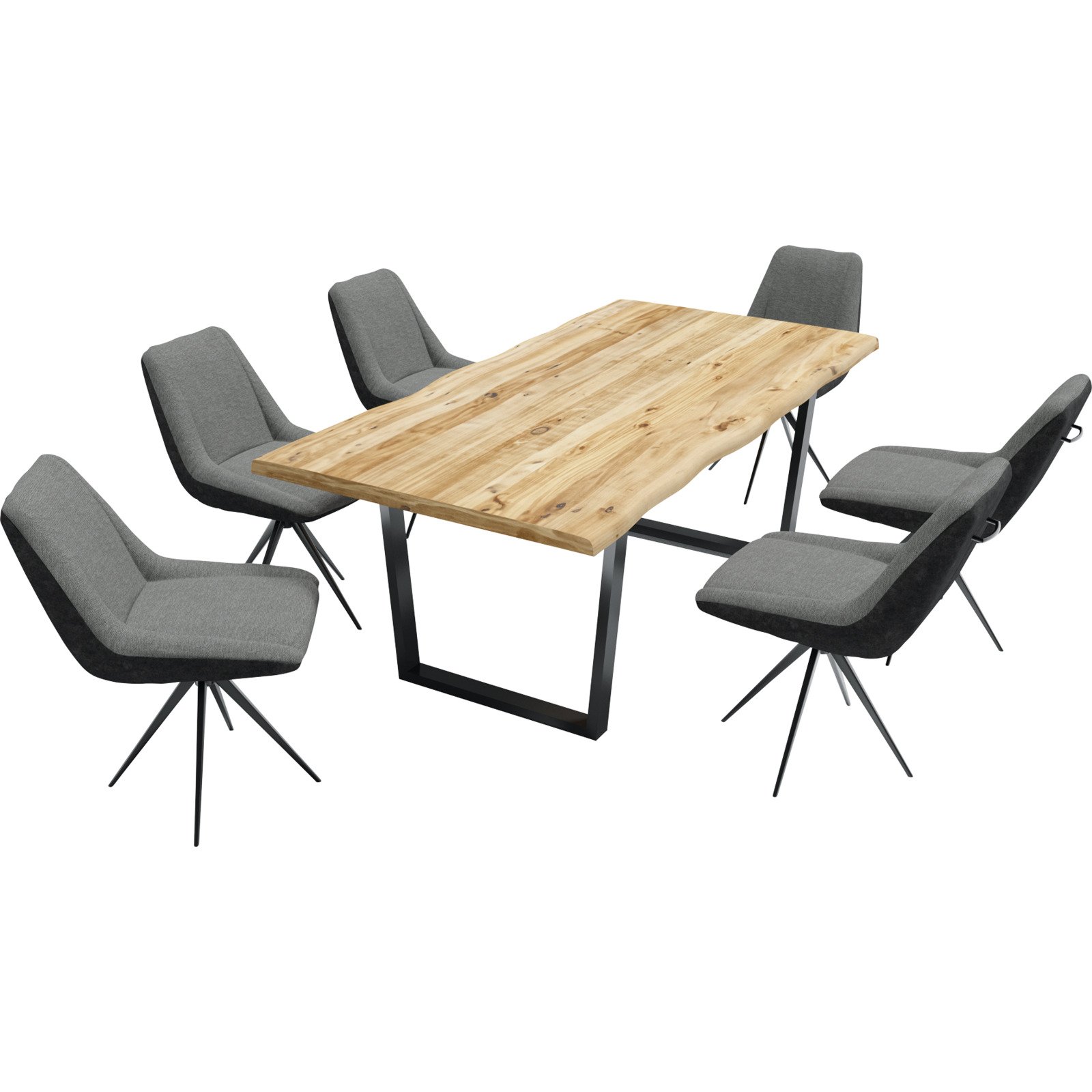 Tisch Montreal Eiche massiv geölt 200 x 75 x 100 cm