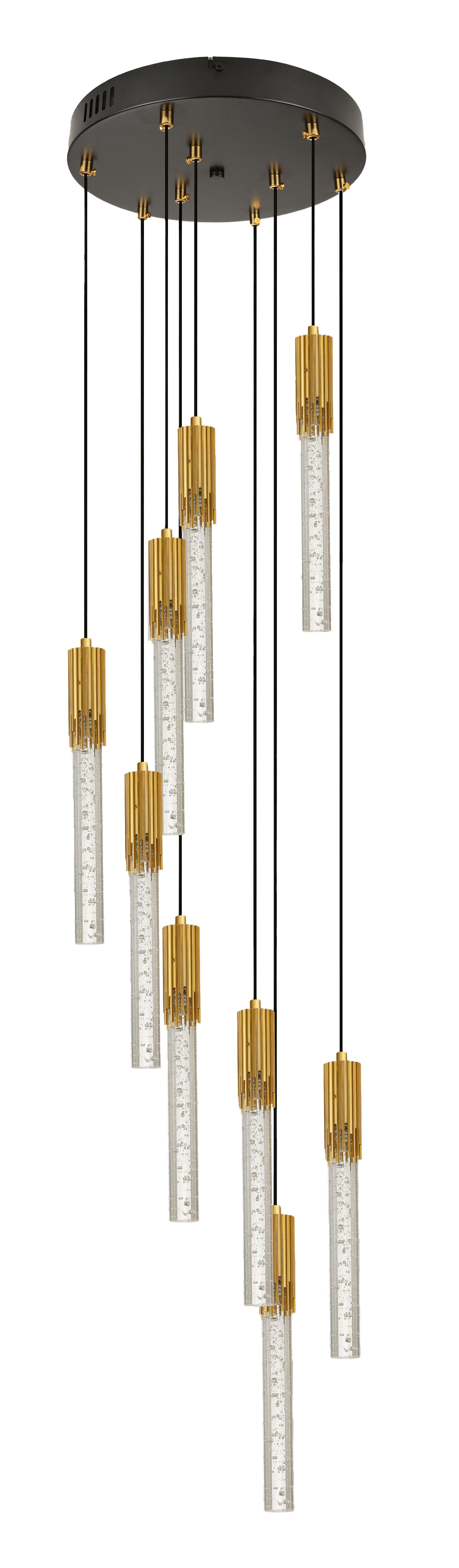 Hanglamp 9-lichts Maud ⌀30  x H150 cm