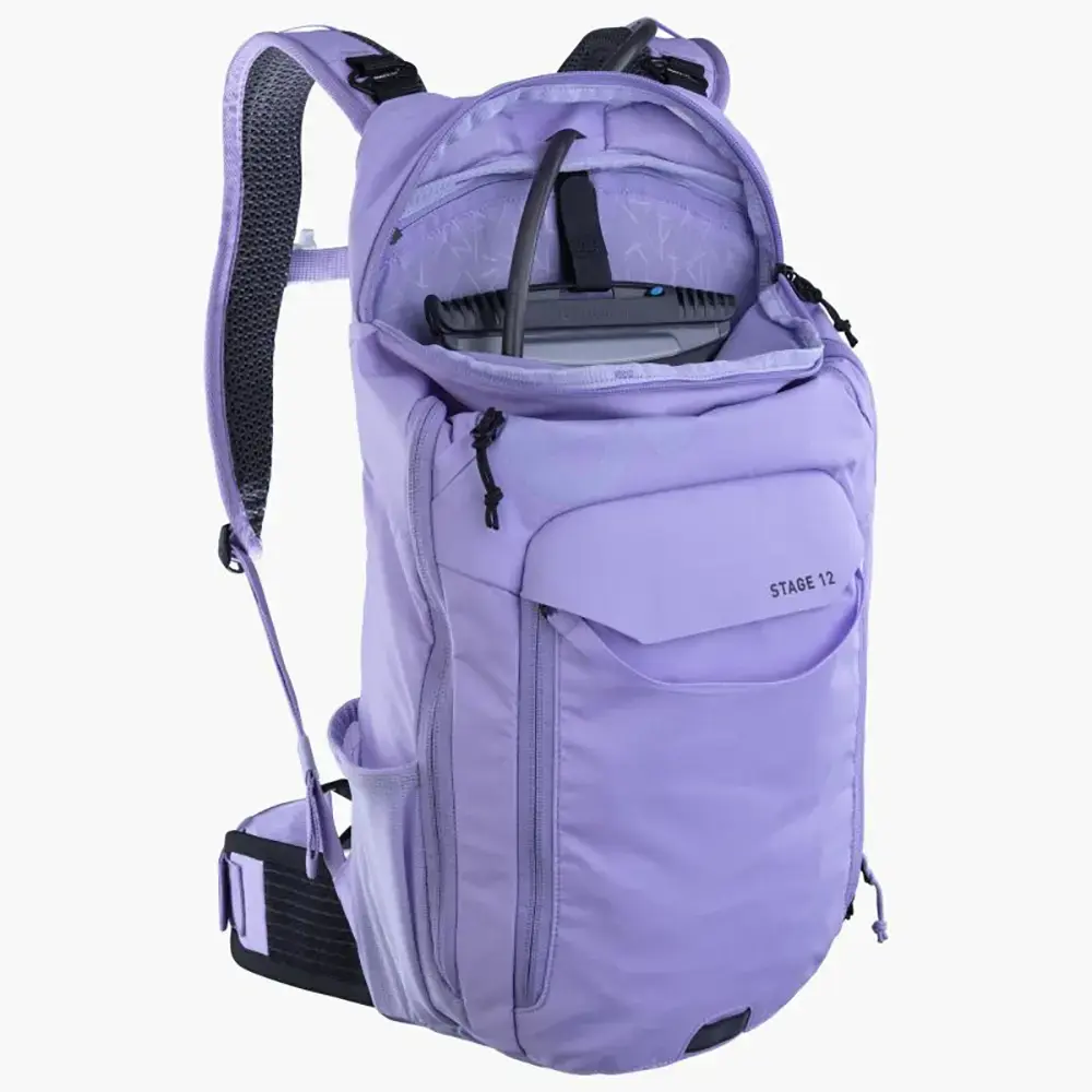 Evoc Stage 12L Dagrugzak Paars/Zwart
