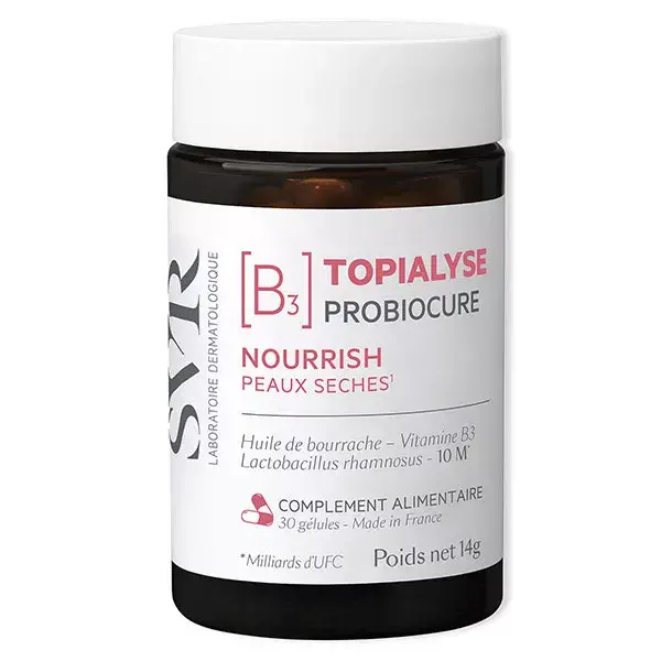 SVR Topialyse Probiocure Peaux Sèches Vitamine B3