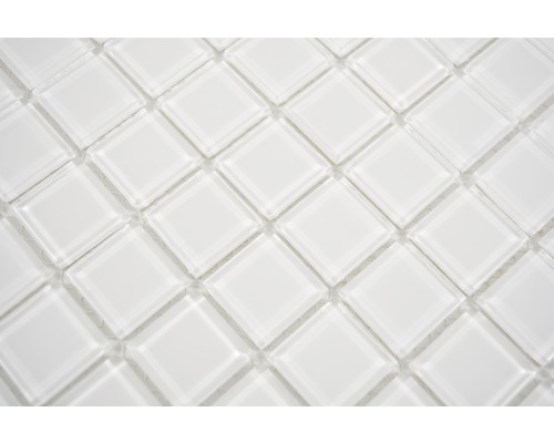 Glasmozaïek CM4SE30 Kristal uni superwit 30x30 cm