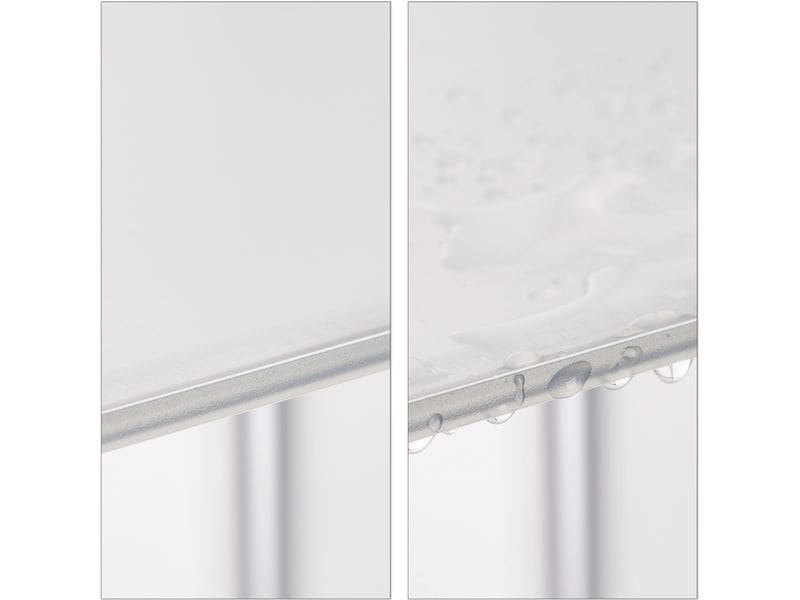 relaxdays Schuhschrank mit 12 Fächern Silber/Transparent/We Schuhschrank zum Zusammenstecken