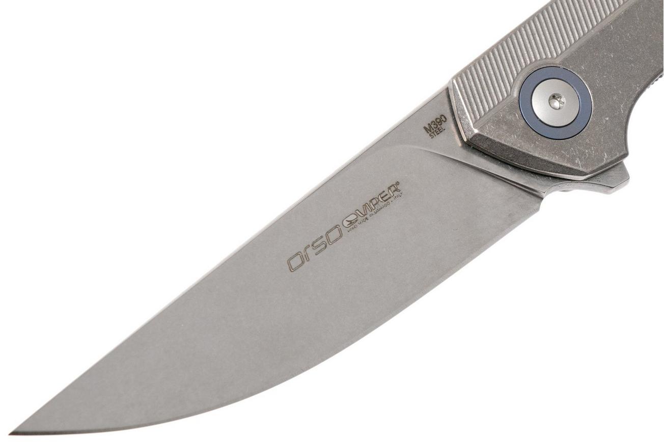 Viper Orso V5968TI Titanium Stonewashed zakmes, Jens Ansø design
